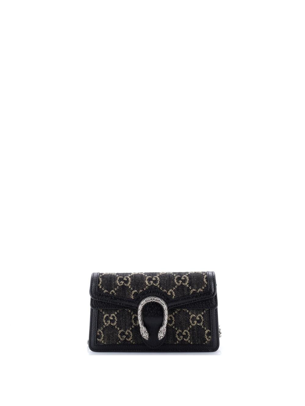 Gucci Dionysus Bag Gg Denim Super Mini #366480G10B